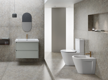 NORM 68 - Close coupled ceramic toilet by GSI ceramica - view 3